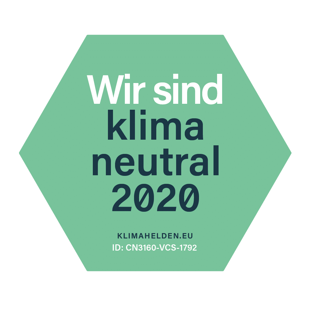 Klimahelden-Siegel klimaneutral 2020